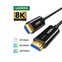Cáp HDMI 2.1 Sợi Quang  dài 30M Ugreen 80409  Hỗ Trợ 8K@60Hz HDR, EARC Cao Cấp